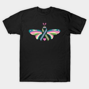 Metastatic Breast Cancer Butterfly T-Shirt